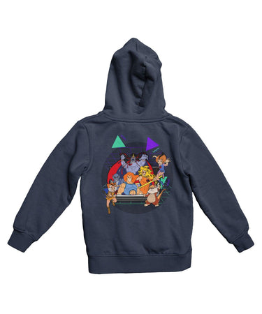 Top Notchy TV Toon Number 5 Back Printed Unisex Hoodie 8Ball